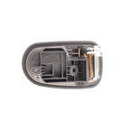 Inner Chrome & Gray Door Handle Pair Set for Mazda Protege (1995-2003)