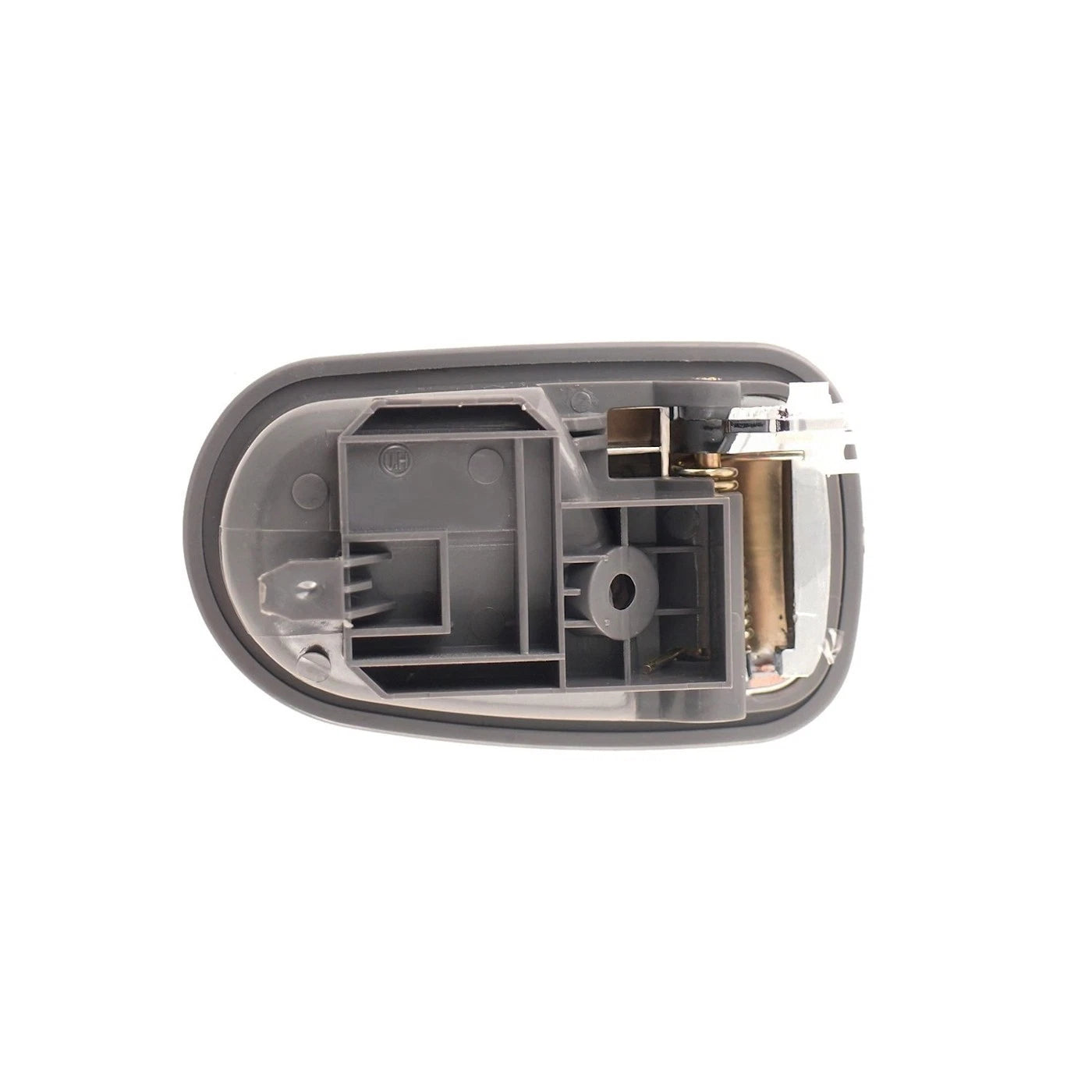 Inner Chrome & Gray Door Handle Pair Set for Mazda Protege (1995-2003)