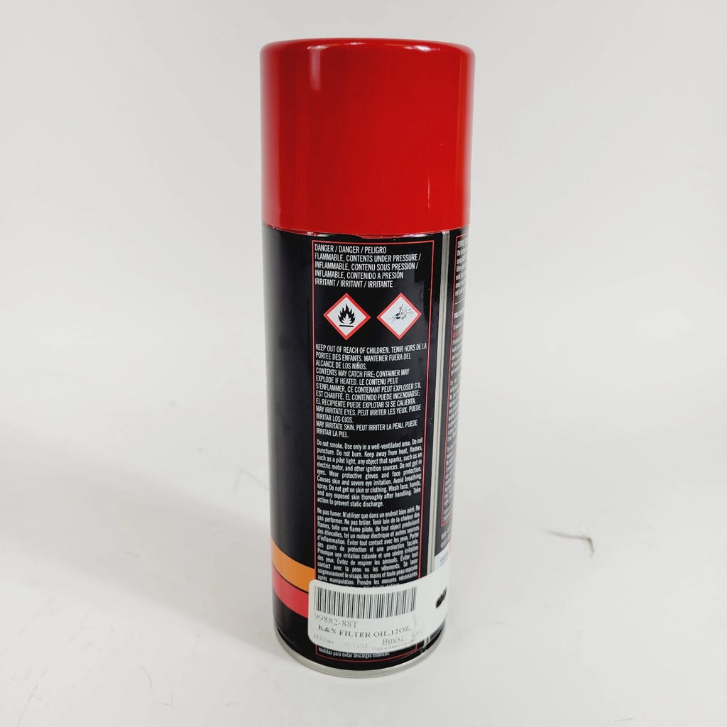 K&N Air Filter Oil 12oz Aerosol for K&N Filters (99-0516)