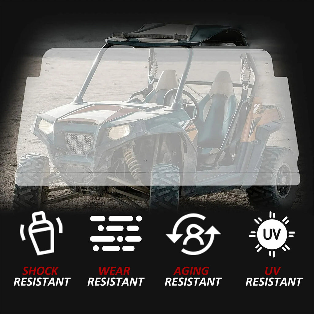 Clear Flip Windshield for Can-Am Maverick (2013–2018)