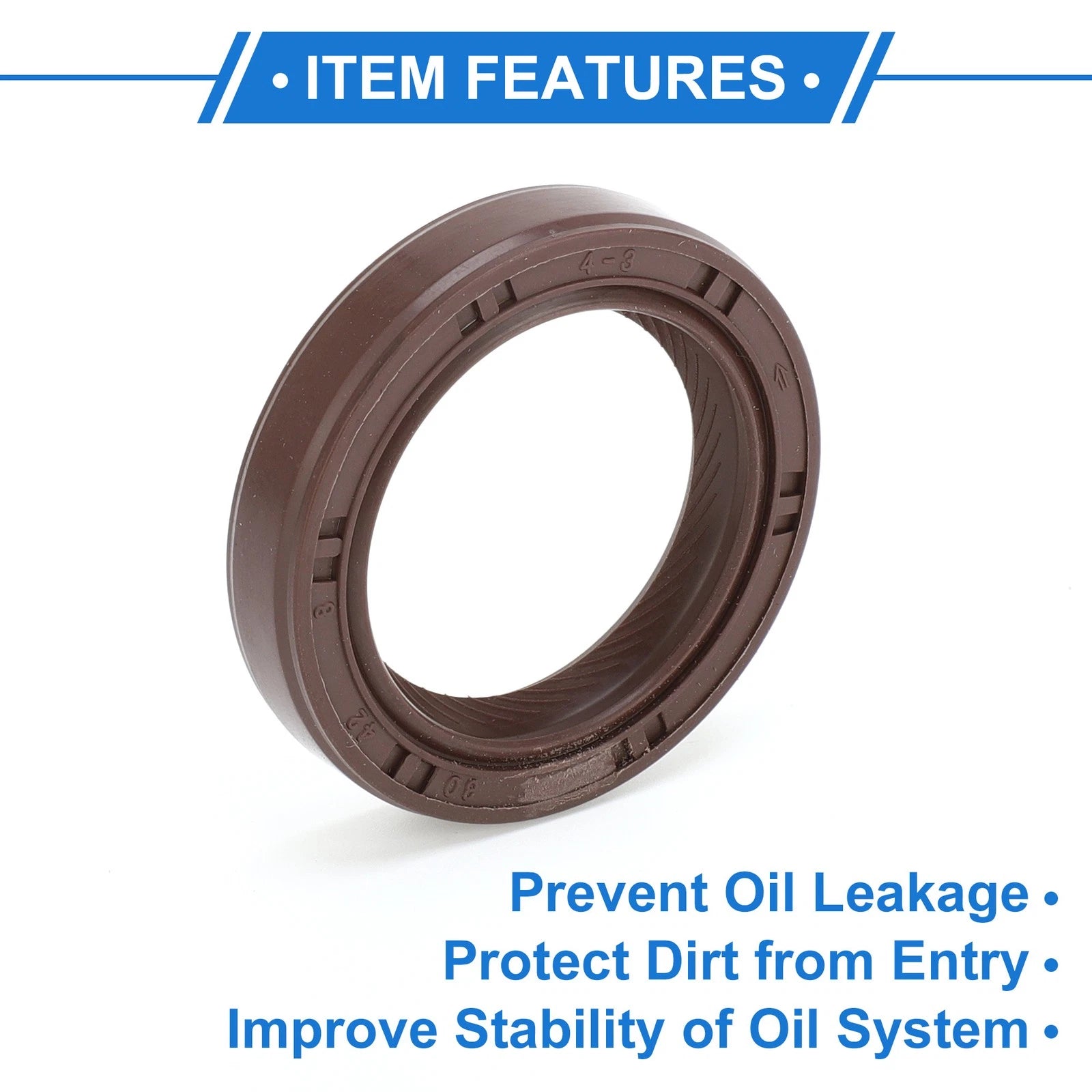1Pc Front Crankshaft Oil Seal for Chevrolet Aveo (2004–2008) No. 96350161