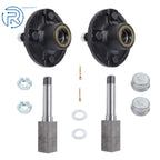 2X Trailer Hub Bearing Kit for 2000 lbs Axle (4 Lug, 4 on 4")