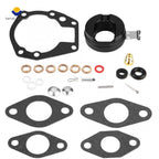 Carburetor Repair Rebuild Kit & Float for Johnson/Evinrude 18hp 20hp (1957–1968)