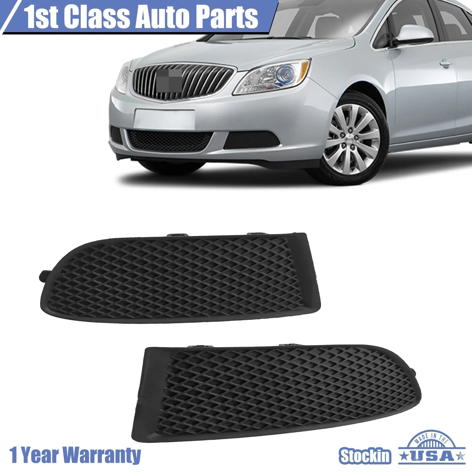 Set of 2 Bumper Bezels for Buick Verano (2012–2017)