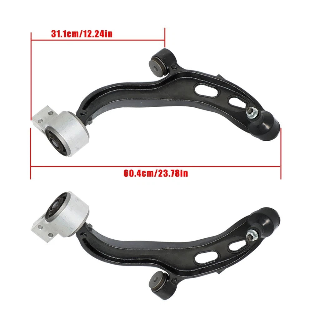Set of 4 Front Lower Control Arms for Ford Taurus (2013-2018)