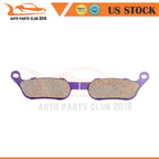 Rear Carbon Fiber Brake Pads for Harley-Davidson Softail Deluxe (2008–2016)