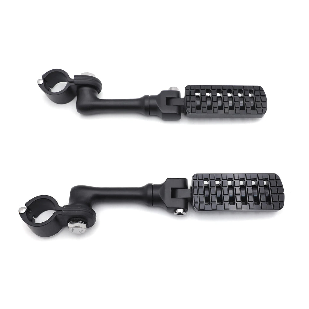 CNC Foot Pegs for Harley Road Glide (4.5" Long, Clamp 1.25")