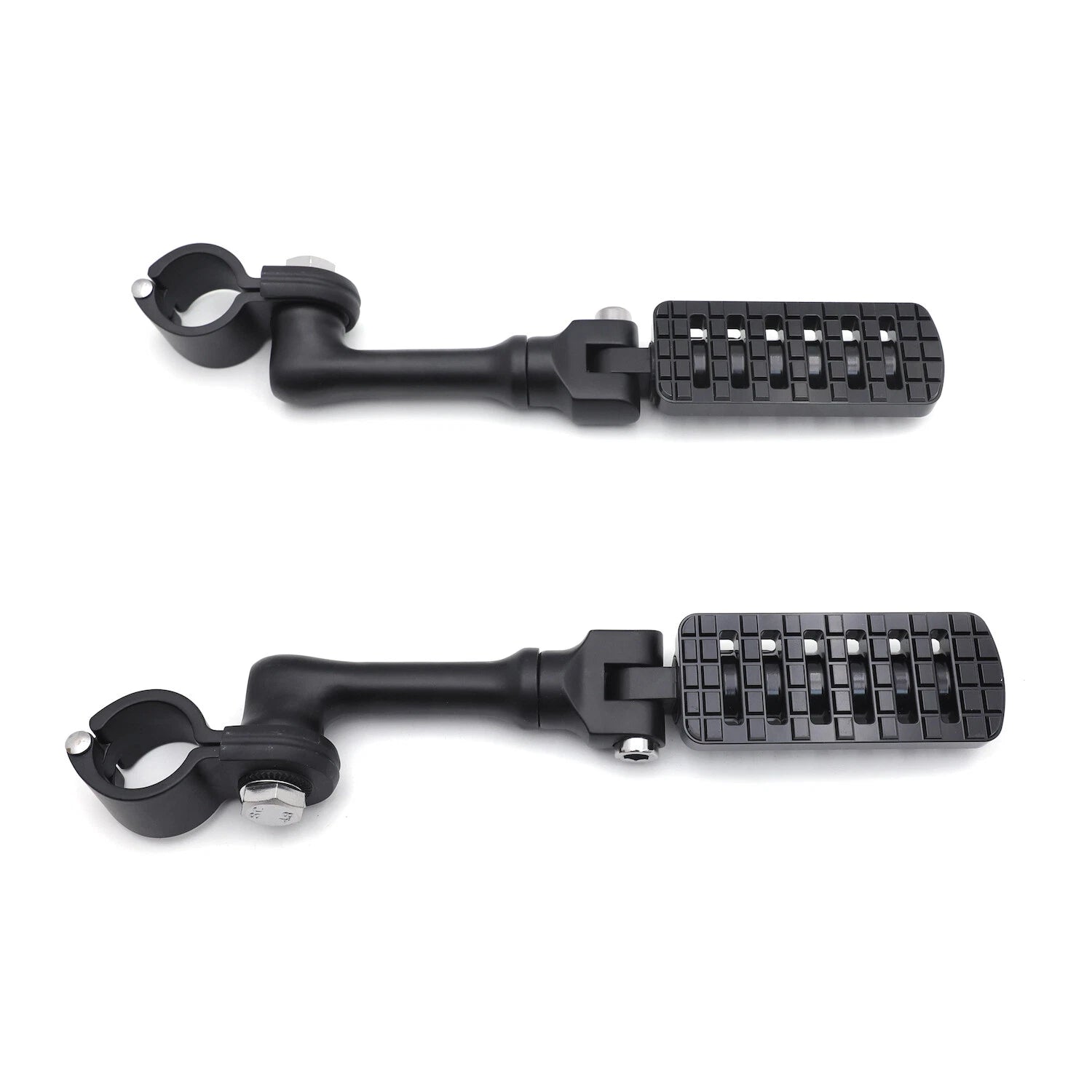 CNC Foot Pegs for Harley Road Glide (4.5" Long, Clamp 1.25")