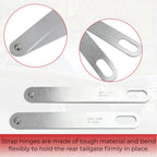 Tailgate Hinge Straps 3494077 for Dodge Ram W150 D150 D250 W250 (1972–1980)