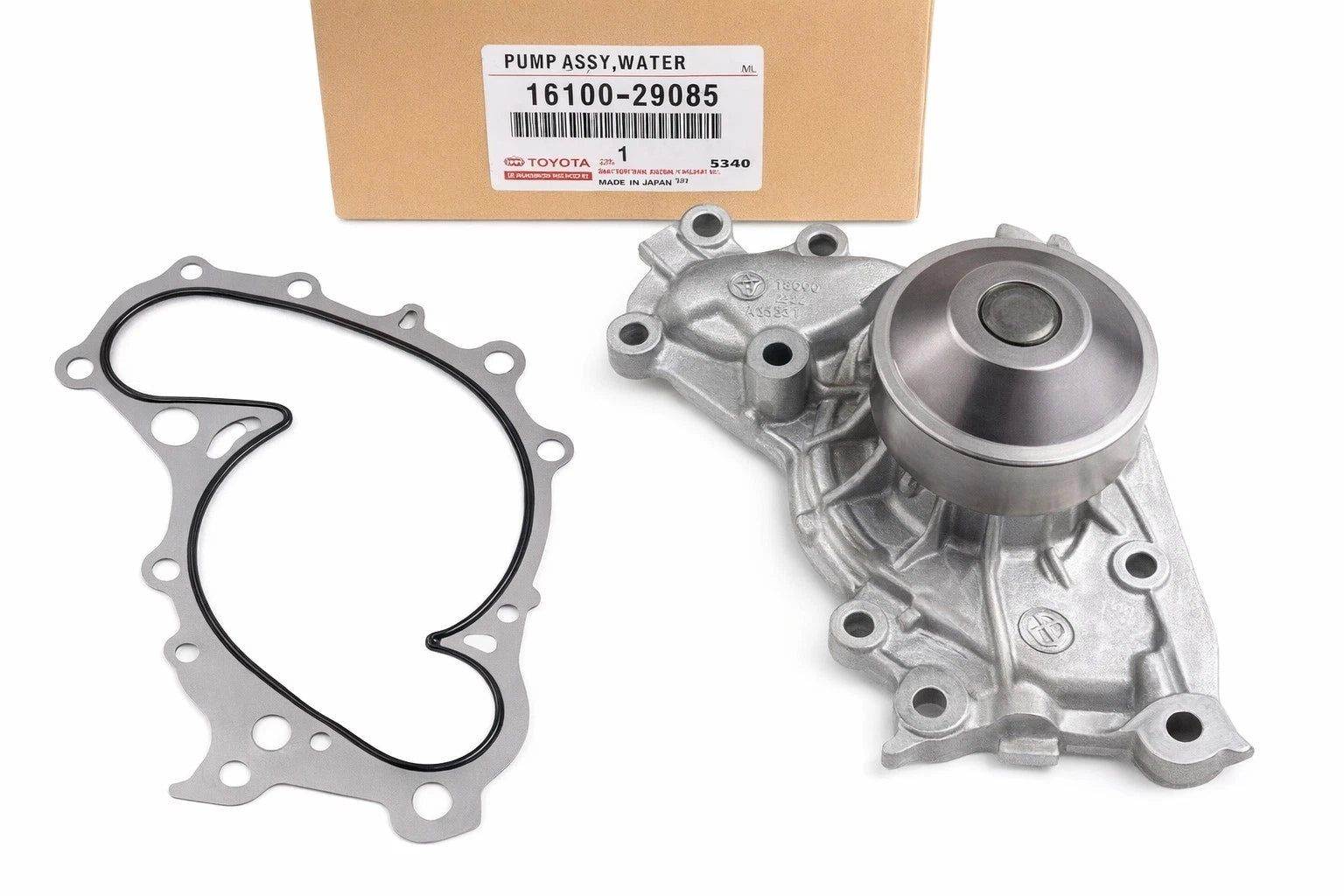 Genuine OEM Engine Water Pump for Toyota Camry Highlander Sienna (2007–2020) 1610029085