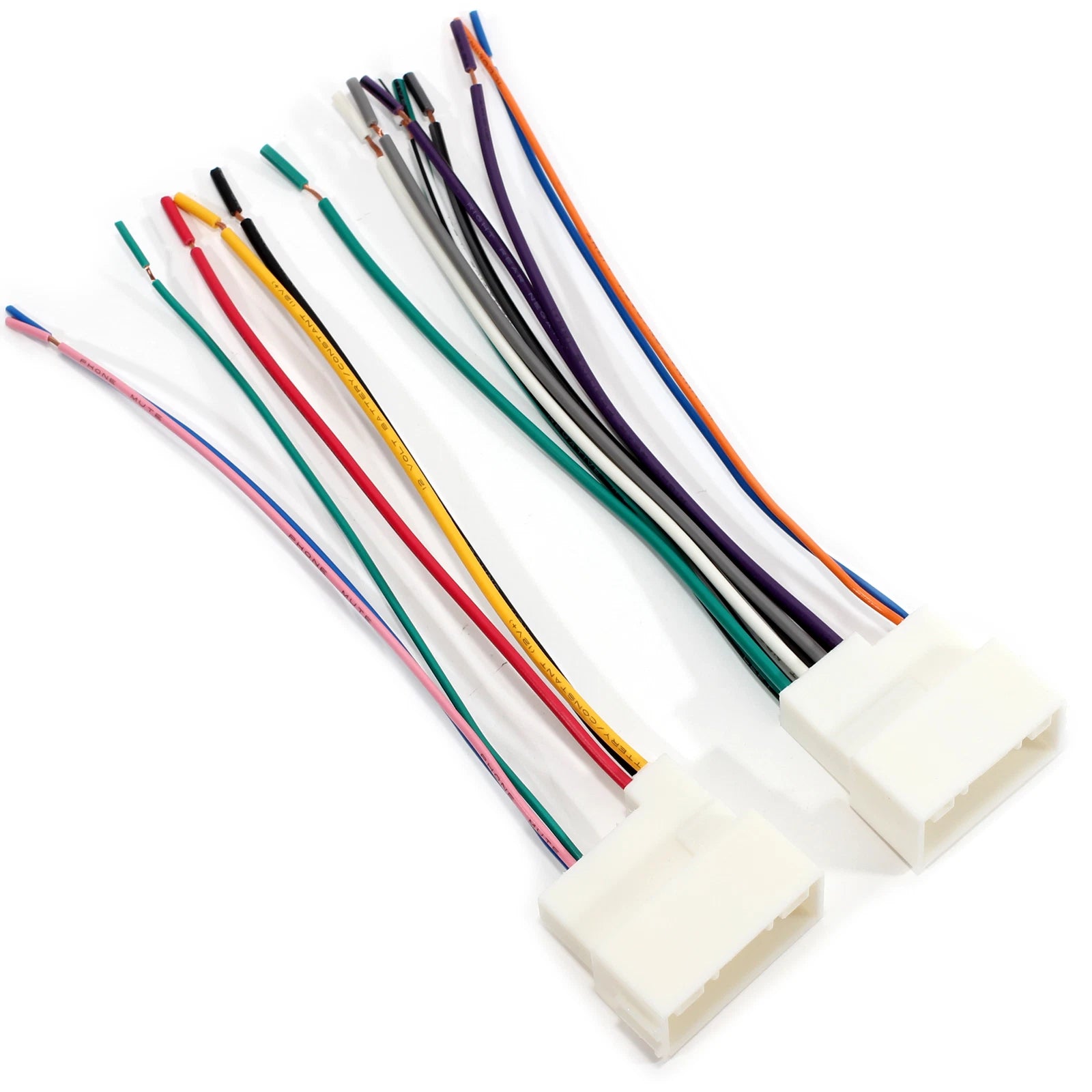 Aftermarket Radio Install Wire Harness for Hyundai Santa Fe, Genesis Coupe (2013–2016)