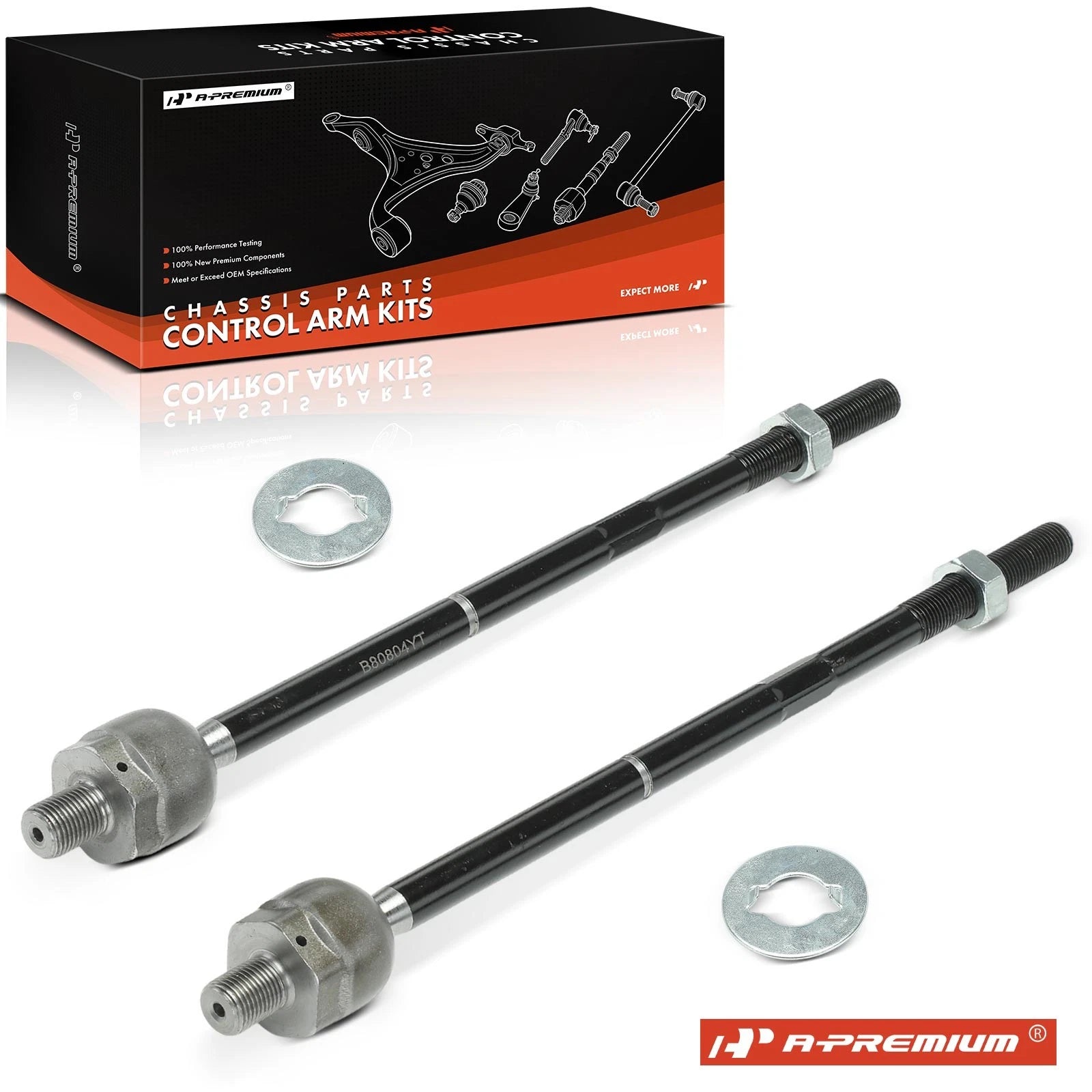2X Front Inner Side Tie Rod End for Jeep Grand Cherokee (2021–2024)
