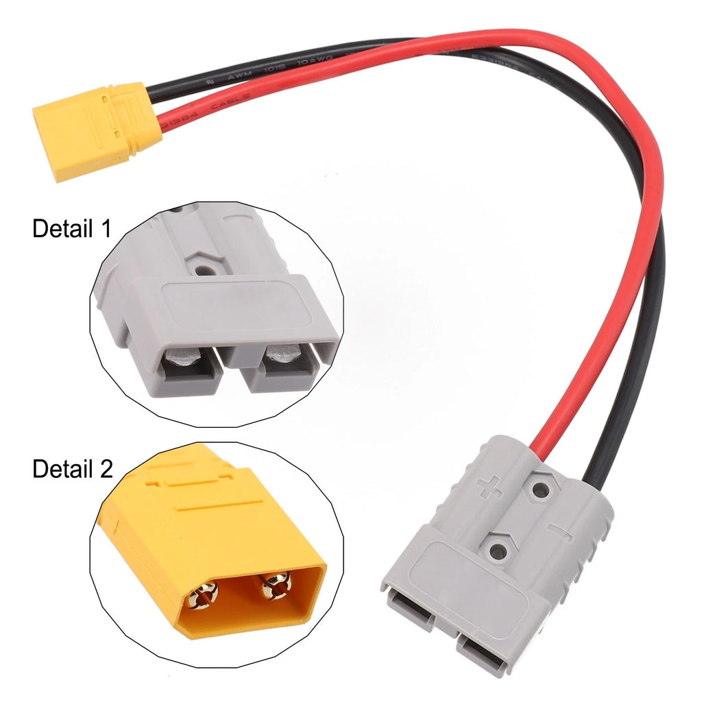 Adapter Cable for XT90 (50Amp 600V)