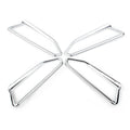 Pair Chrome Front Light Trim Accents for Honda Goldwing GL1800 (2018–2023)