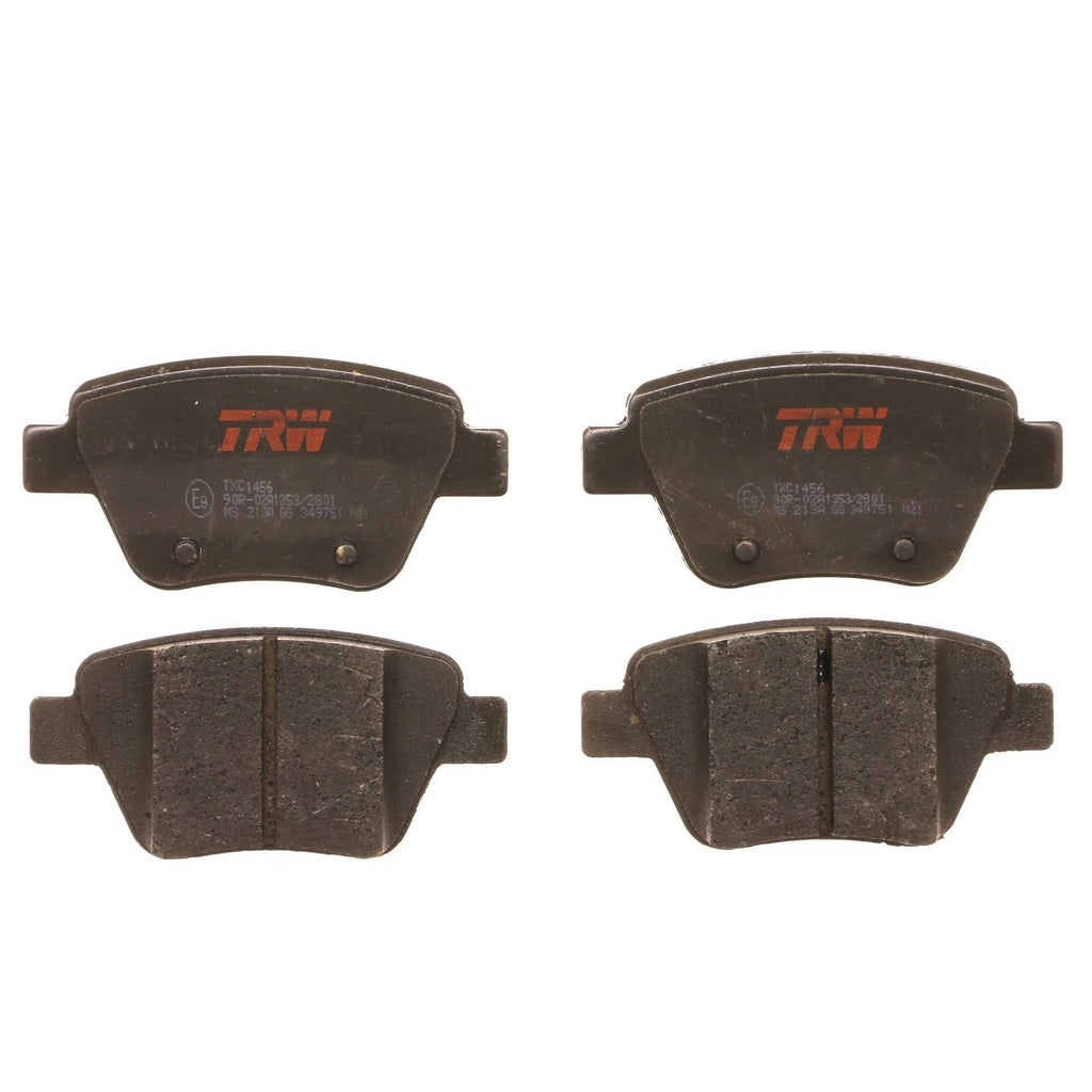 Set of 4 Disc Brake Pads for Volkswagen Jetta (2010–2014)