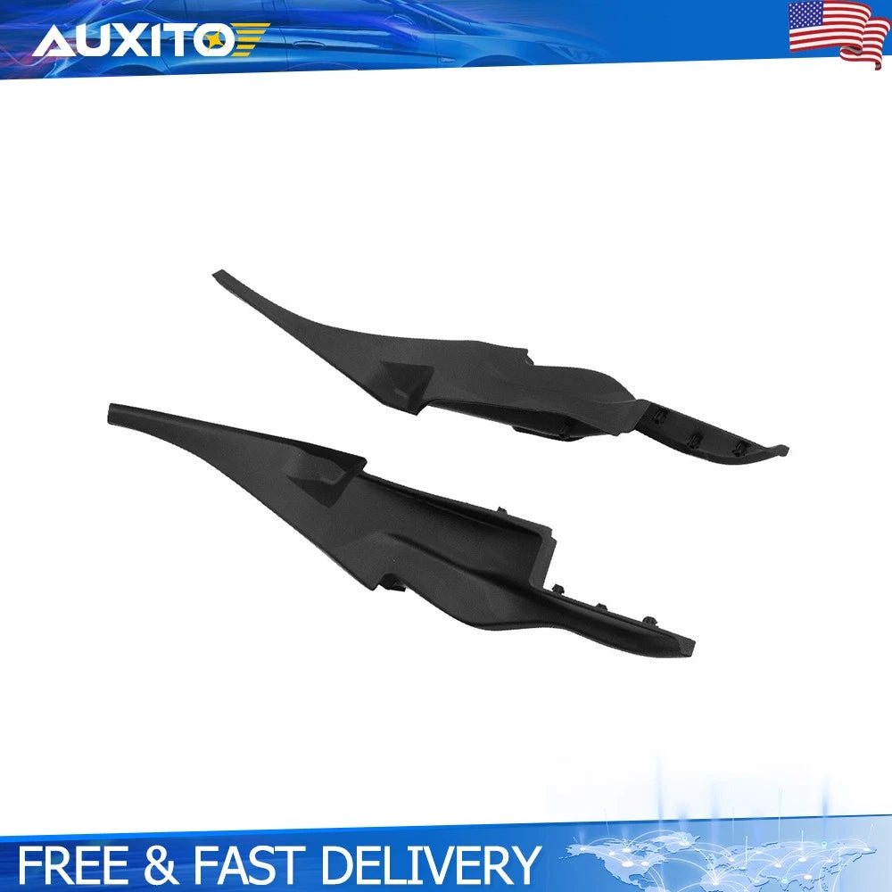 Pair of Front Cowl Windshield Wiper Motor Cover Trim for Honda Civic (2016–2021)