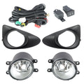 Pair Fog Lamps Assembly for Toyota Yaris Hatchback (2012–2014) w/Switch, Wiring