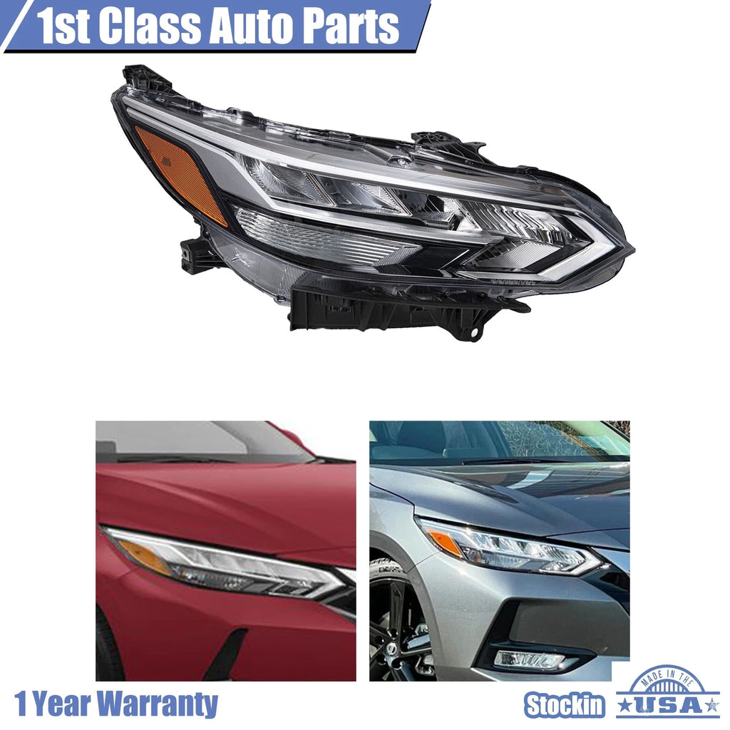 LED Headlight for Nissan Sentra (2020–2021) - Passenger Side Right