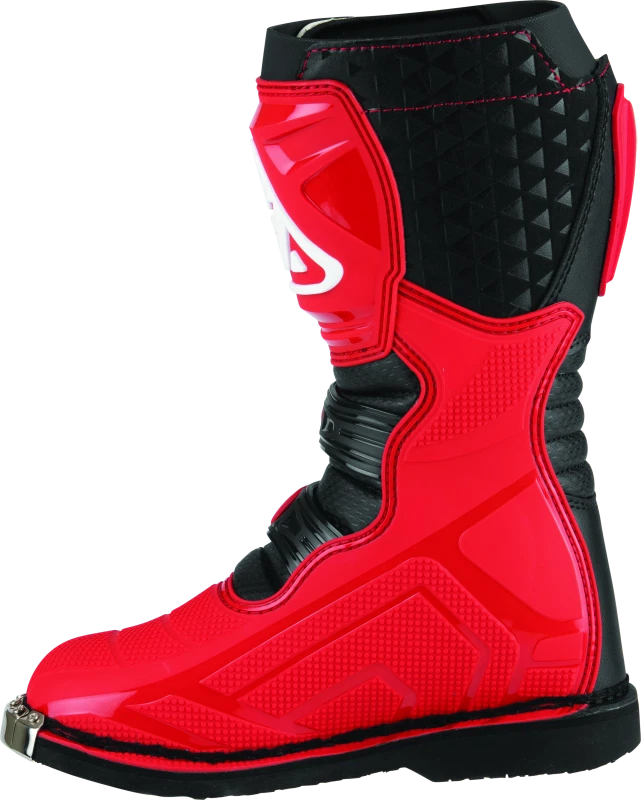 Answer AR1 Boot for Youth Size 1 (Black/Red)