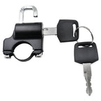 Motor Helmet Lock Handlebar 7/8" Tube Anti-theft Security for Universal