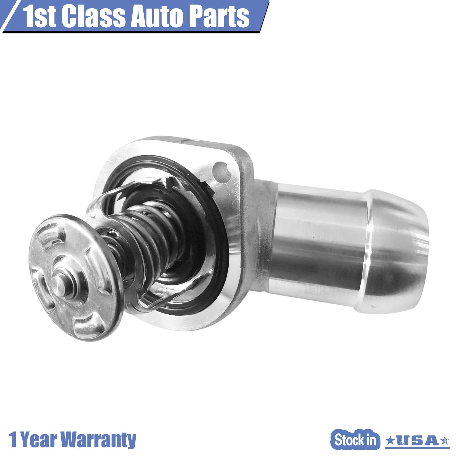 Coolant Thermostat Housing Water Inlet Assembly for Cadillac Chevy GMC (902-2836)