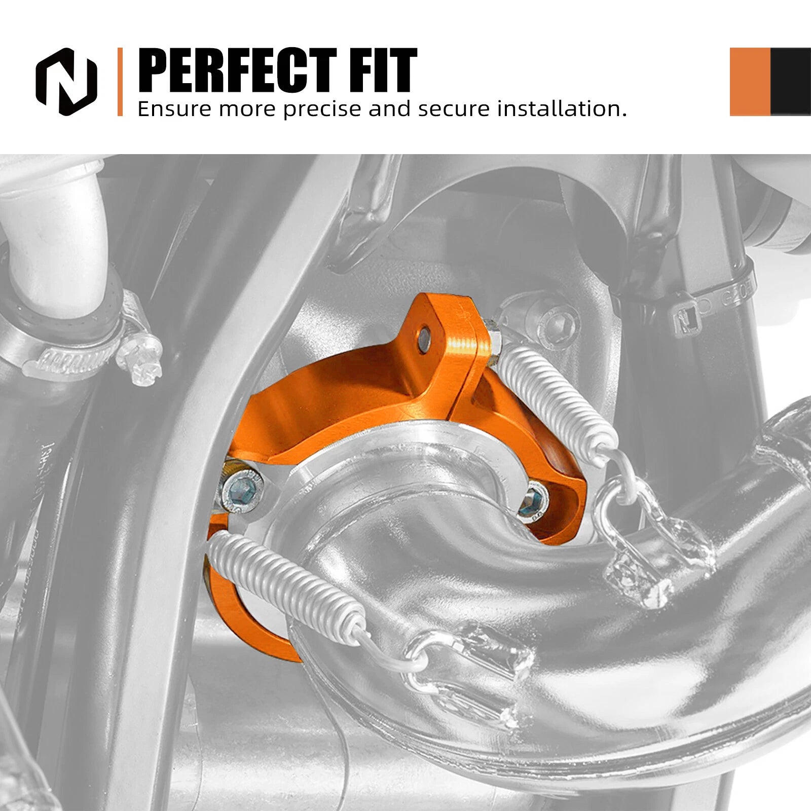 CNC Head Pipe Flange Guard for KTM 250 300 XC SX XCW XC-W TPI (2017–2022)