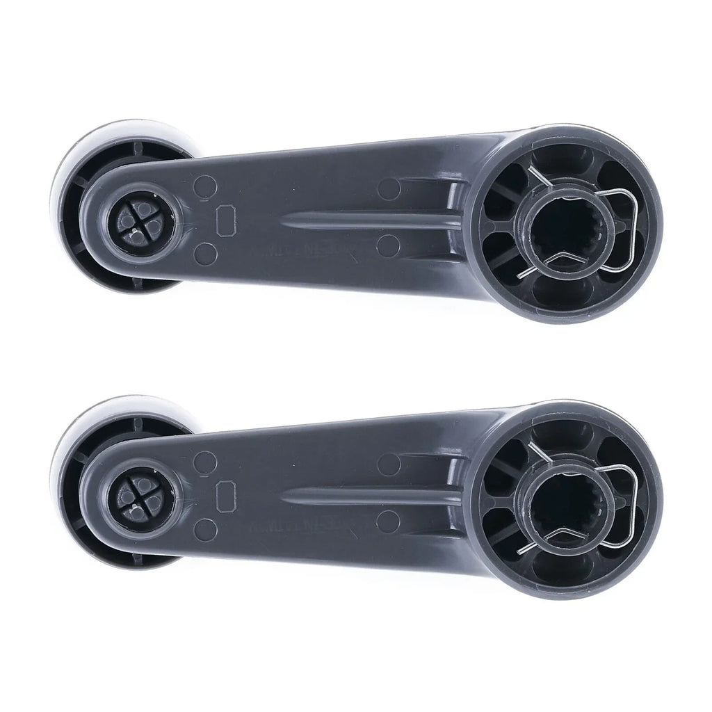 2pc L/R Window Crank Grey for Toyota Landcruiser Hilux
