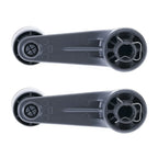2pc L/R Window Crank Grey for Toyota Landcruiser Hilux