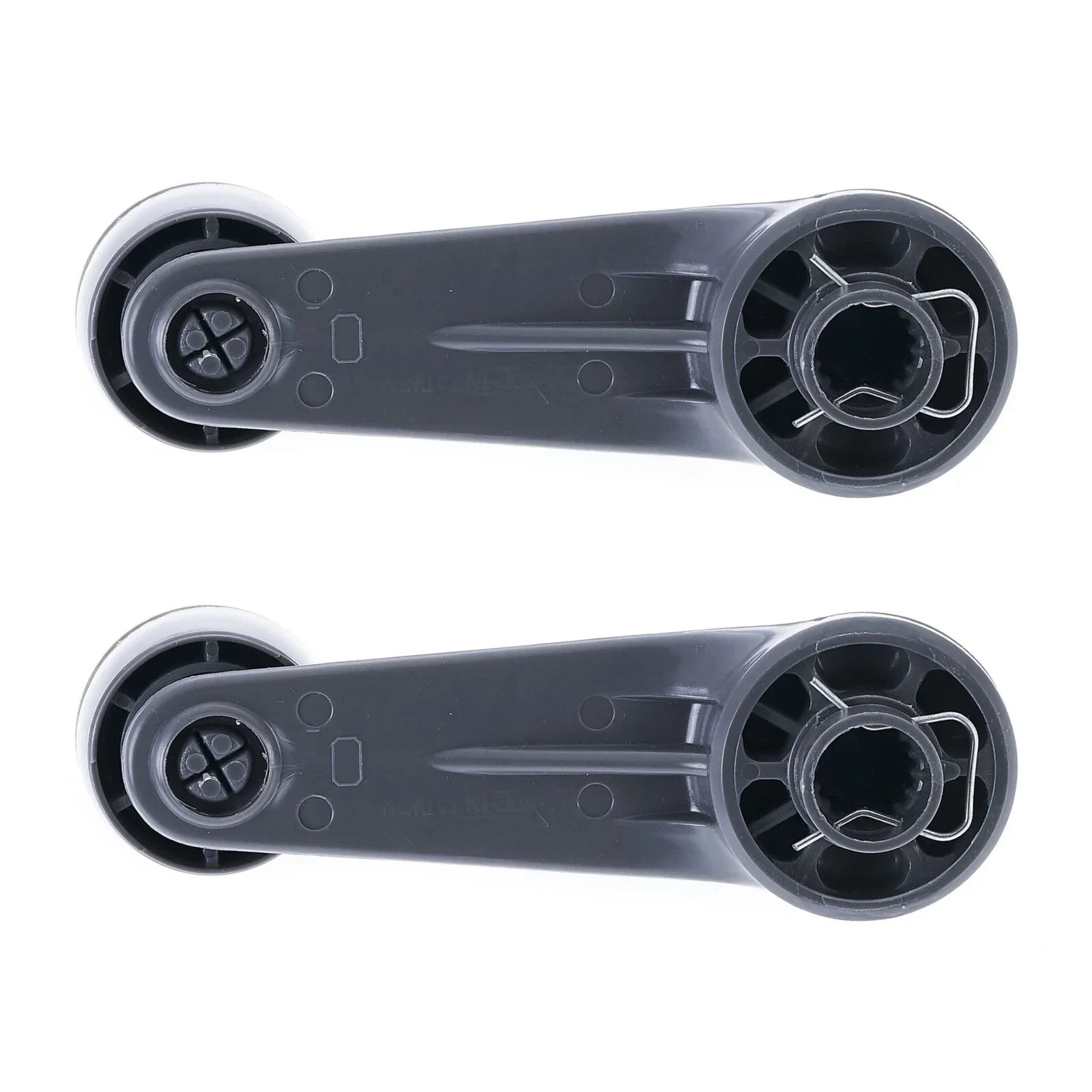 2pc L/R Window Crank Grey for Toyota Landcruiser Hilux