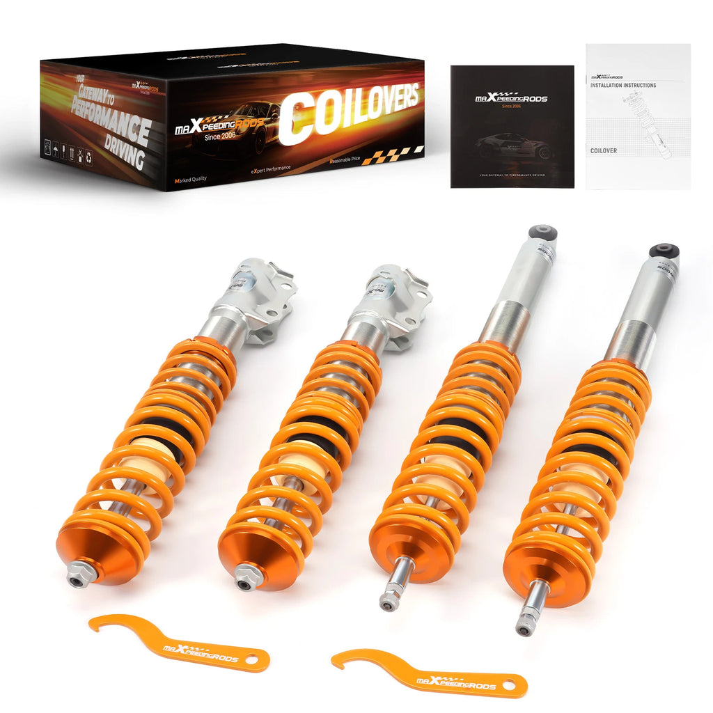 4X Lowering Coilover Kit for VW Golf Jetta MK2 MK3 (1983–1999)