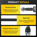 2X CV Axle Assembly for Ford Escape (2016–2019)