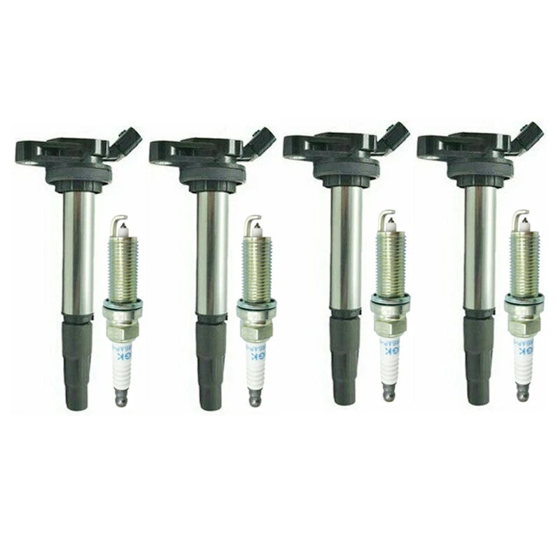 Set of 4 Ignition Coils & Spark Plugs for Toyota Corolla Prius V (2010–2015) 90919-02258, 673-1310