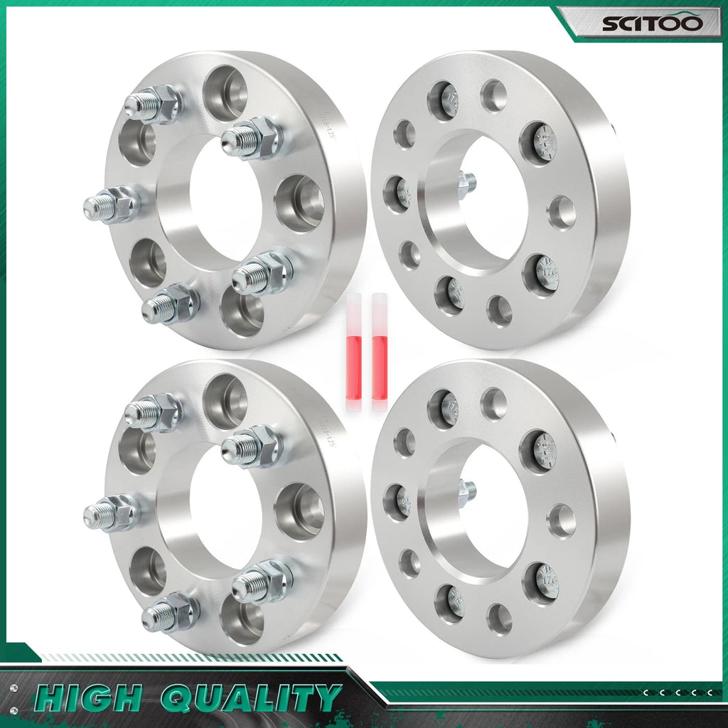 Set of 4 Wheel Adapters 5x120 to 5x4.5" M14x1.5 for Buick Regal (2011–2017)