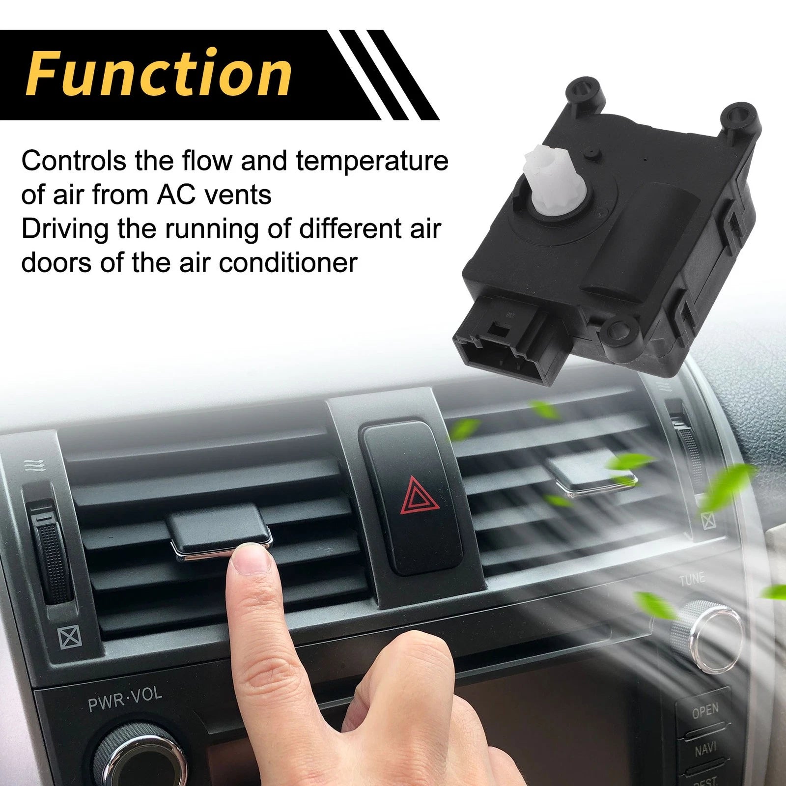 HVAC Air Door Actuator Heater Blend for Ford F-250 Super Duty (2011–2016) No. 604280