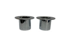 Set of 2 Plastic Chrome Plated Rigging Flanges for 2.5" Hose