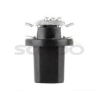 10X White T5 B8.5D LED Dash Indicator Light Bulb for Car Gauge