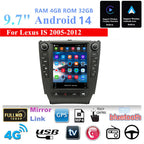 9.7'' Android Car Stereo GPS Radio for Lexus IS IS200 IS220 IS250 (2005-2012)