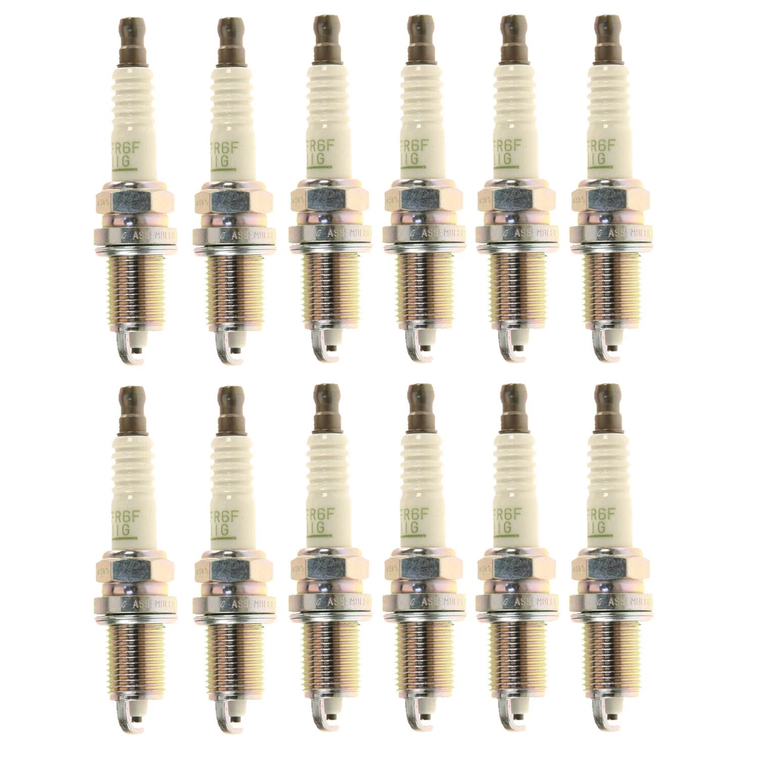 Set of 12 NGK Nickel V-Power Spark Plugs for Dodge Ram 2500 3500 (1997–2003)