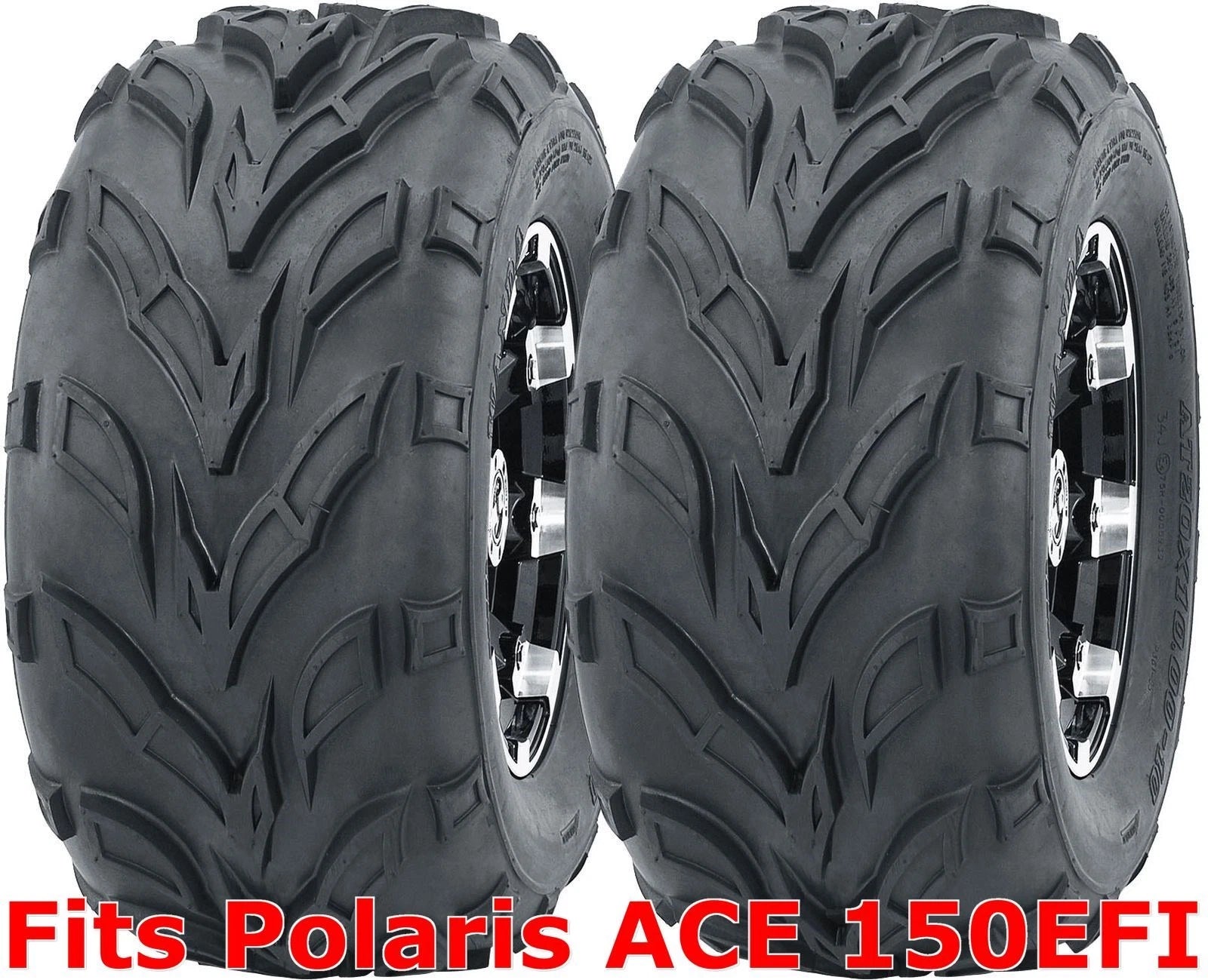 2 WANDA Rear Tires for Polaris ACE 150EFI (2015–2021) 22x10-10 P361