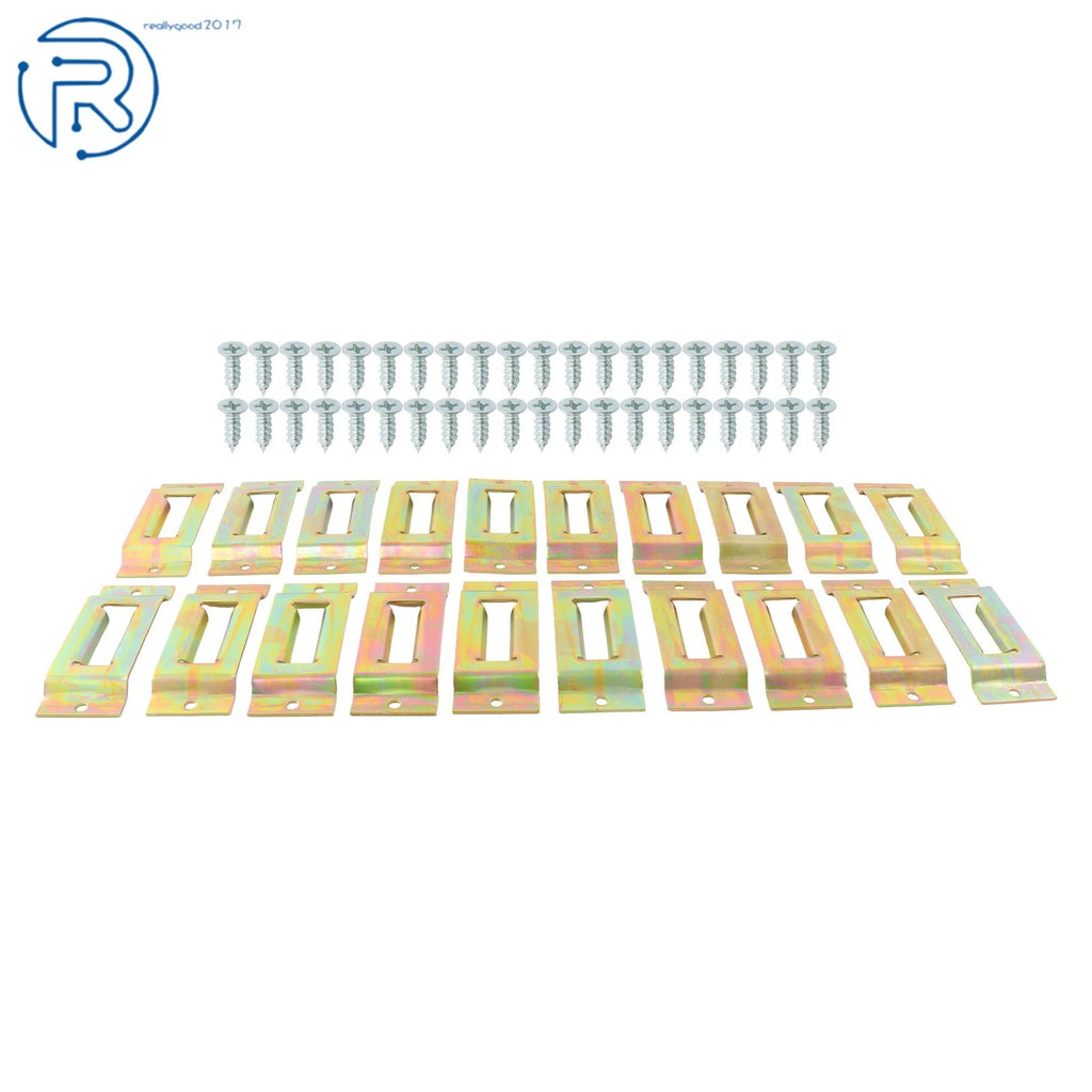 20 Pack E Track Tie Down Slots for Trailers Trucks