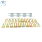 20 Pack E Track Tie Down Slots for Trailers Trucks