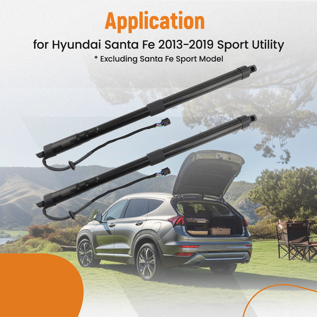 2X Rear Power Lift Support Liftgate Tailgate Kit for Hyundai Santa Fe (2013–2019)