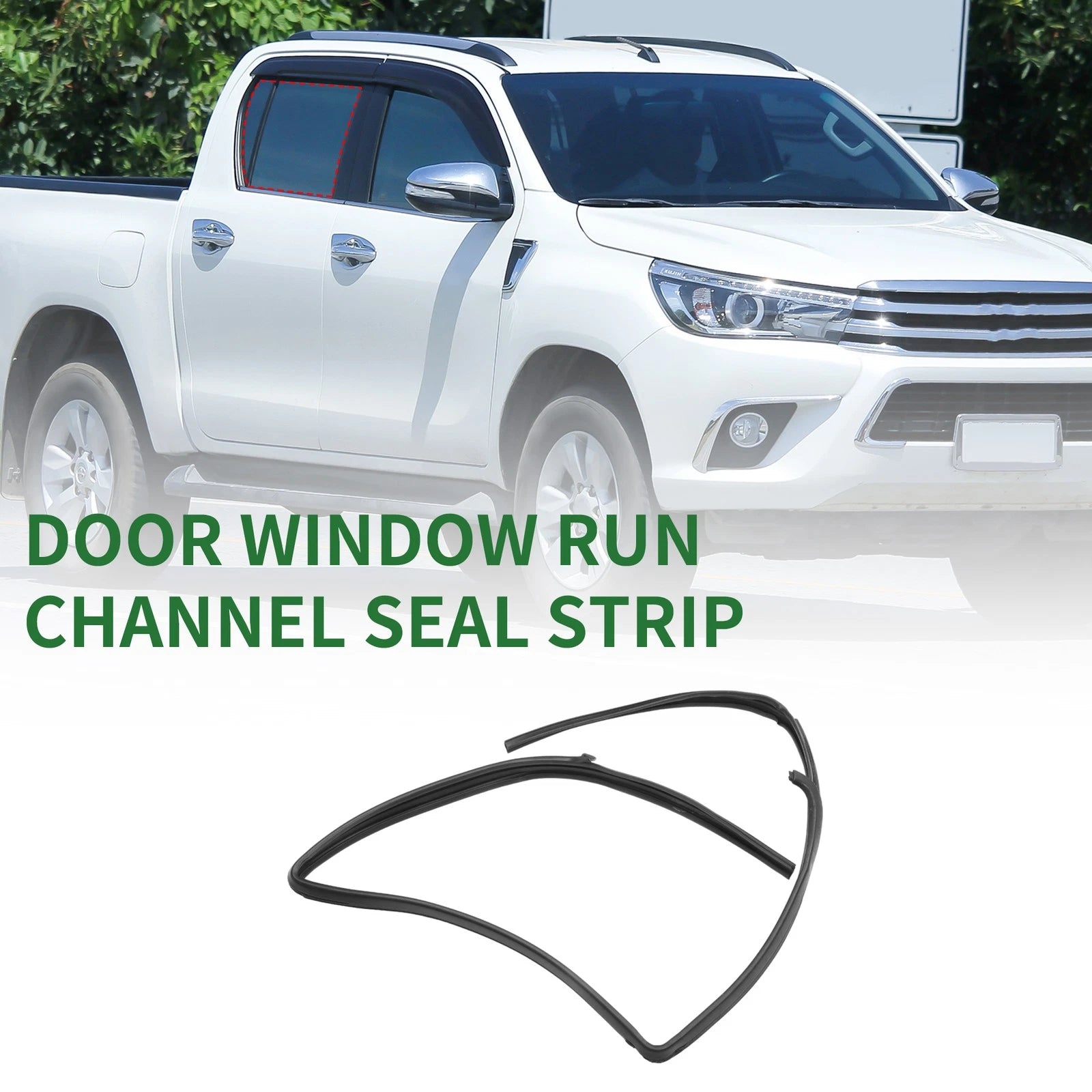 1 Pc Rear Right Door Window Run Channel Seal Strip No. 6814289103 for Toyota 