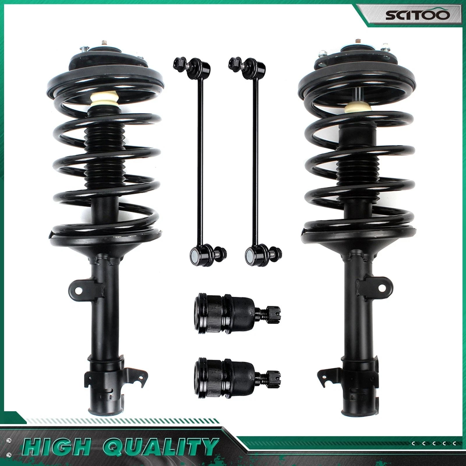Complete Strut & Sway Bar Link Kit for Honda Pilot (2006–2008)