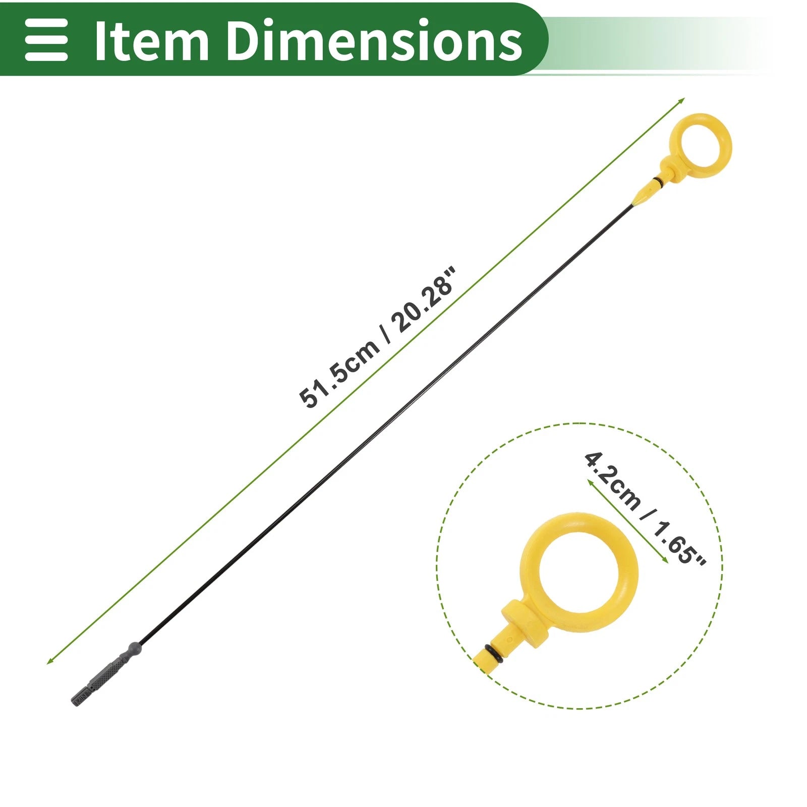 Engine Oil Dipstick No. 06E115611H for Audi A4 (2009)