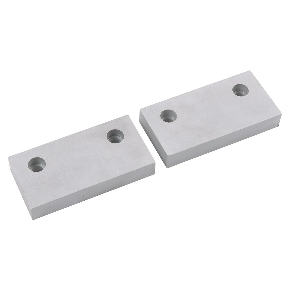 Set of 2 Aluminum Machinable Soft Jaws for 6" Mill Vise