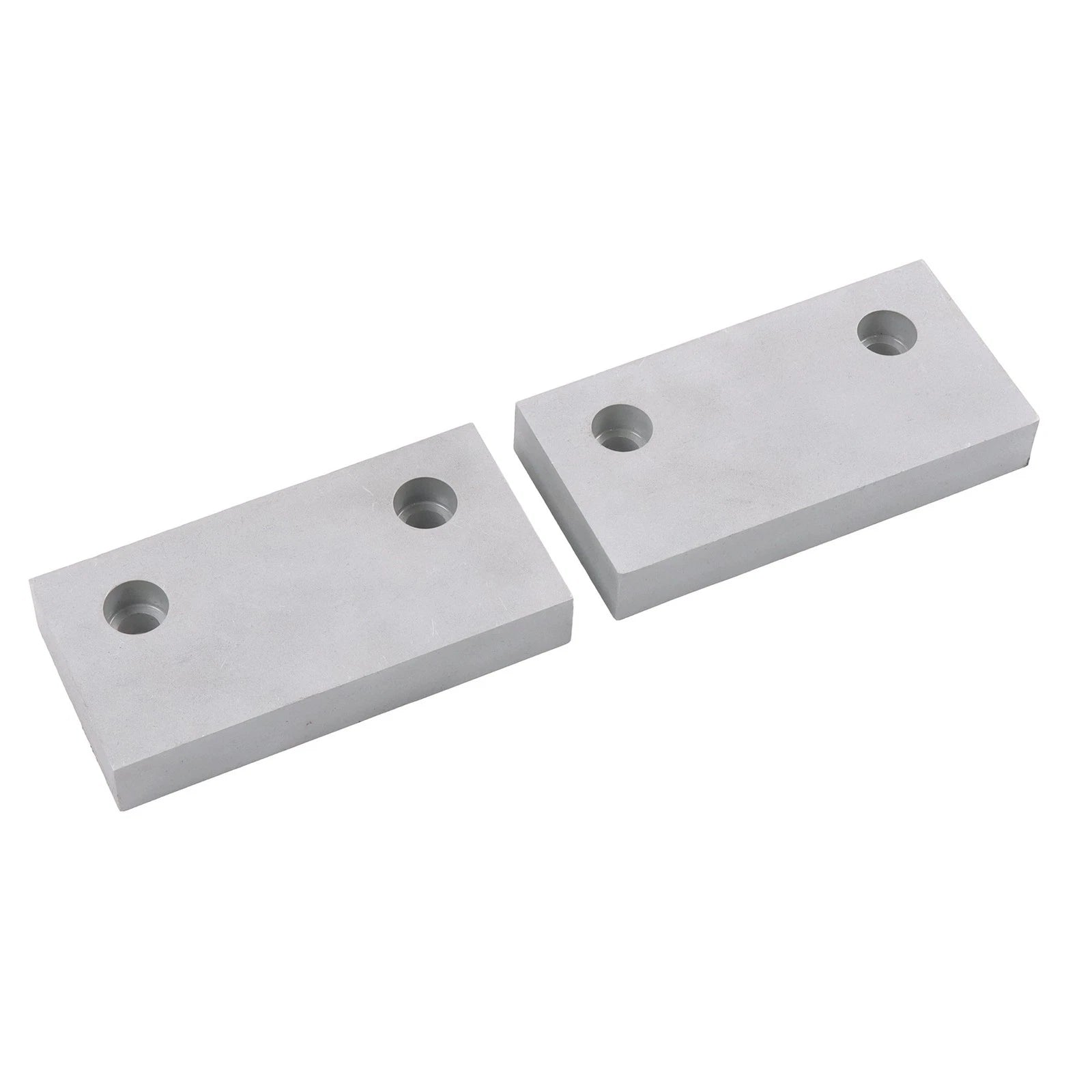 Set of 2 Aluminum Machinable Soft Jaws for 6" Mill Vise