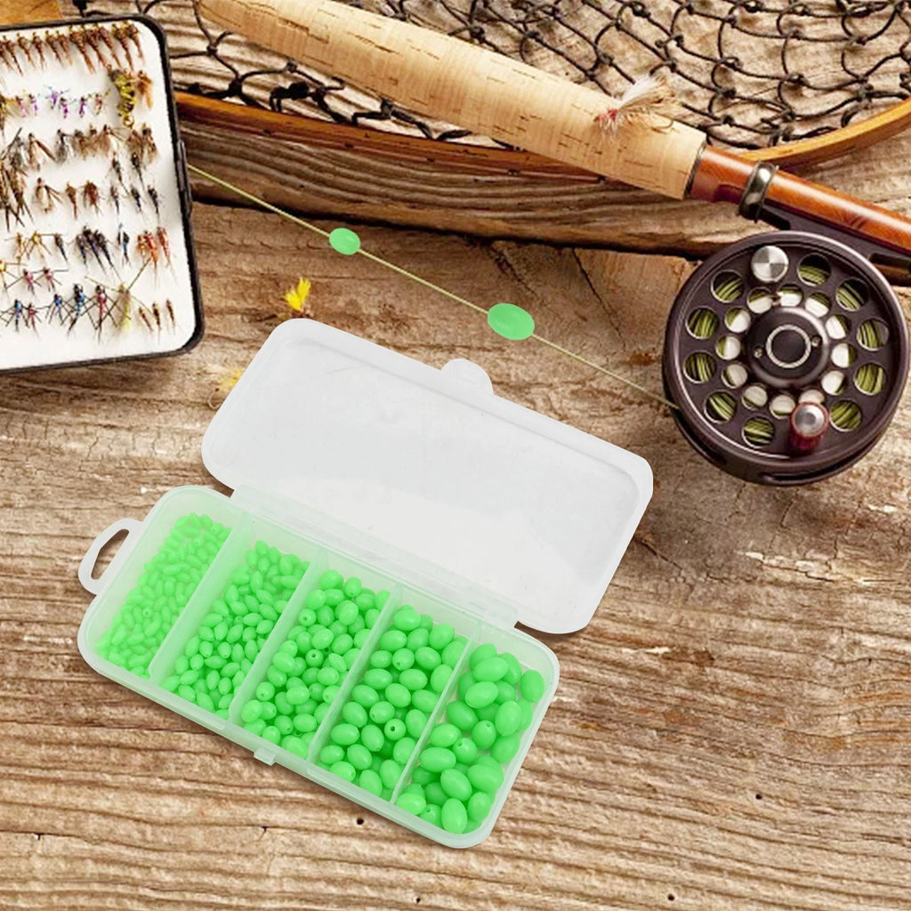 Set of 375 Luminous Fishing Beads for