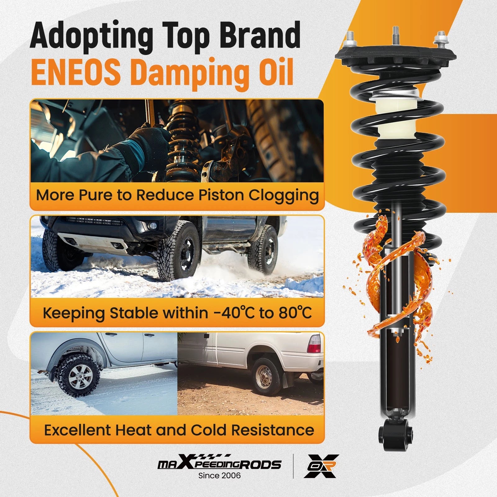 Complete Rear Struts Assembly for Infiniti I30 I35 (2000–2004)
