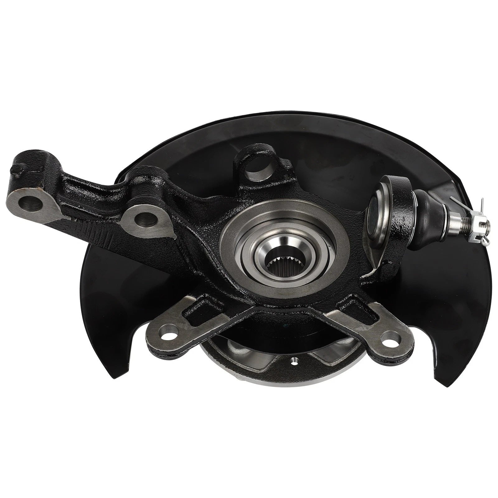 2X Front Steering Knuckle & Wheel Bearing Hub for Honda Civic (2001–2002)